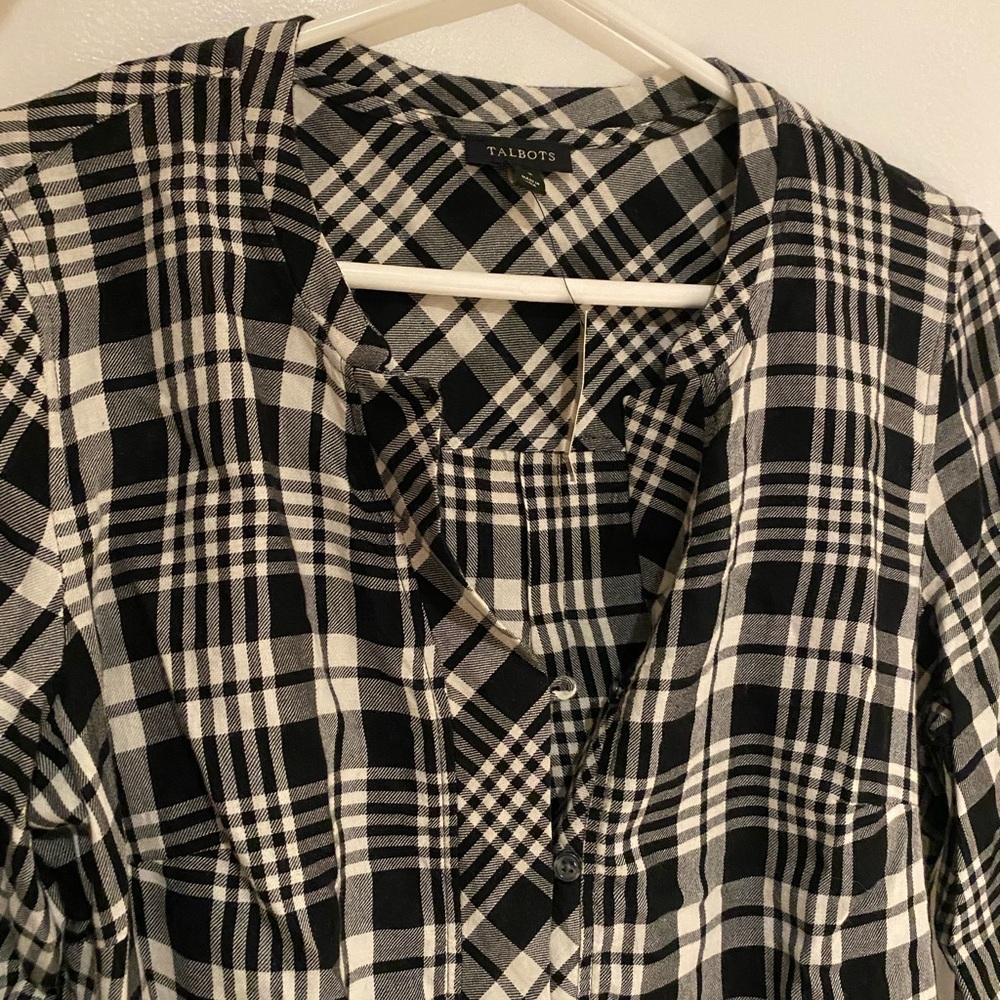 Talbots striped blouse